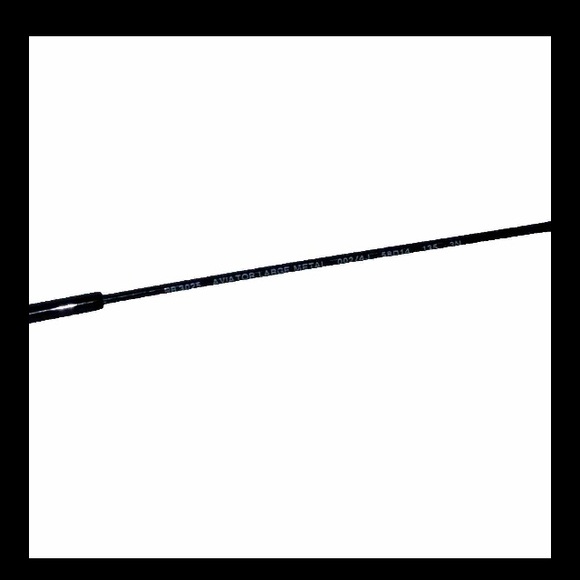 Ray-Ban RB3025 002/4J Black Aviator Green Gradient Mirrored 55mm Sunglasses - Picture 10 of 12